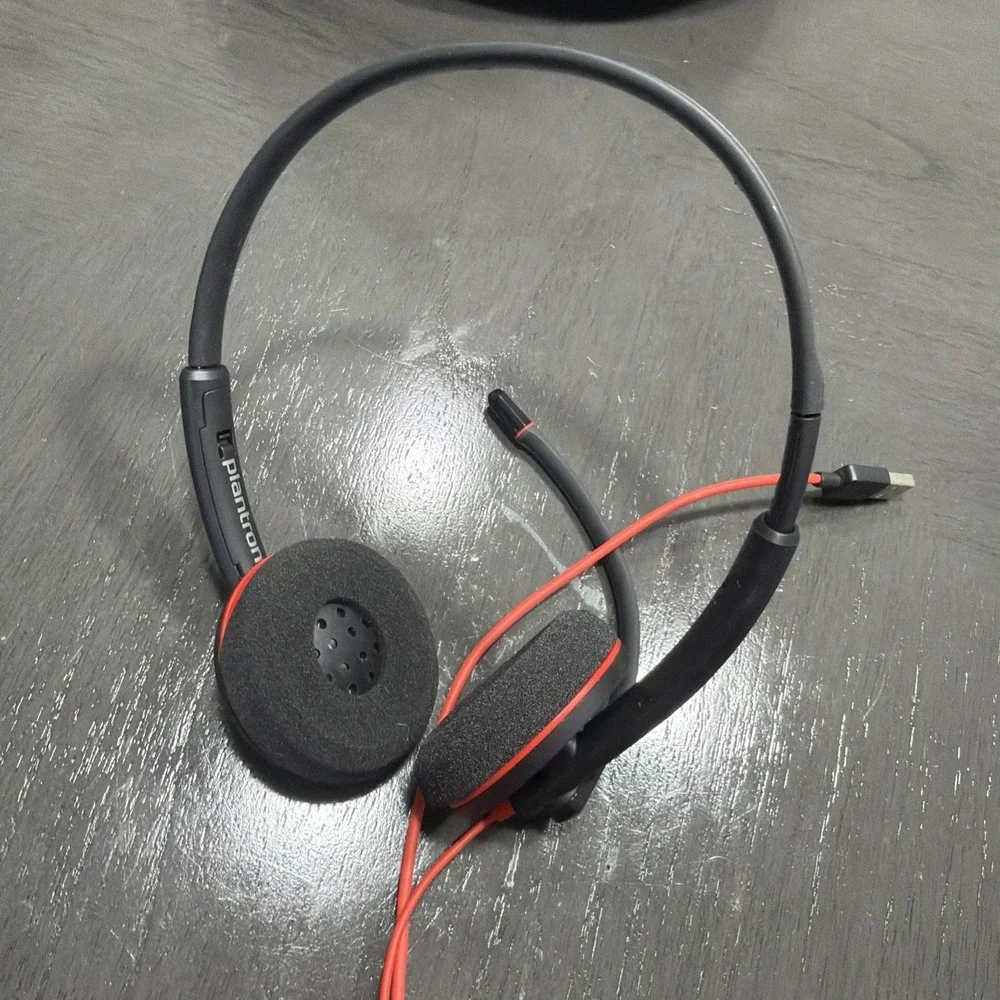 Plantronics Poly Blackwire Wired Headset With Mic